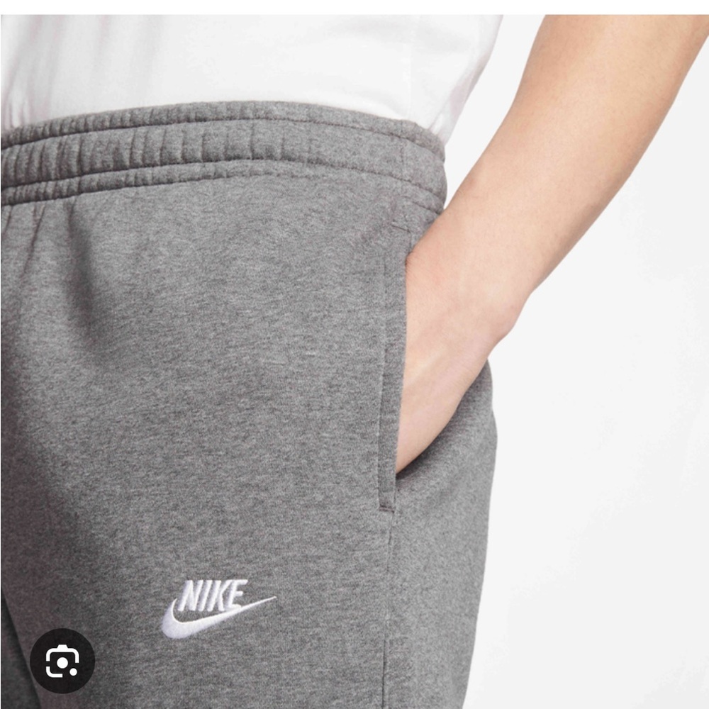 Nike Men’s Gray Sweatpants Track Pants Joggers Swoosh Logo Pockets Roomy Sz XXL - Picture 7 of 11